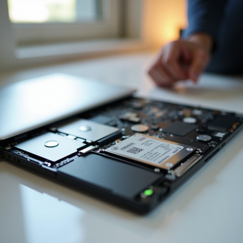 how to add a solid state drive to a laptop