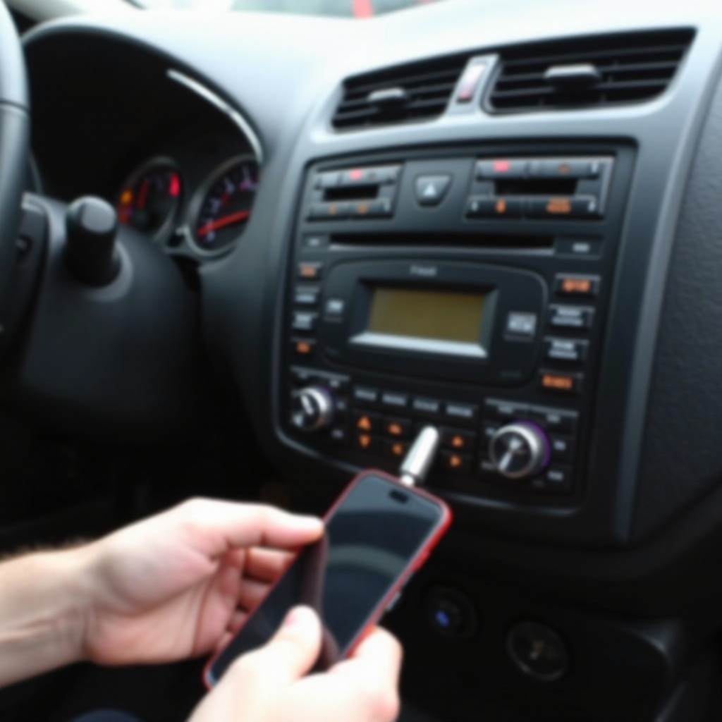 how to connect phone to aux in car