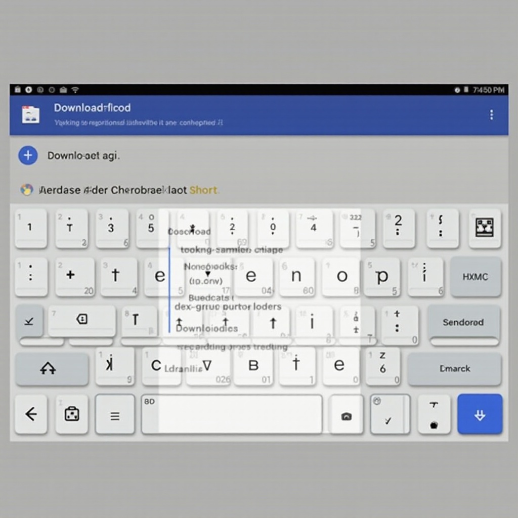 how to open downloads on chromebook shortcut