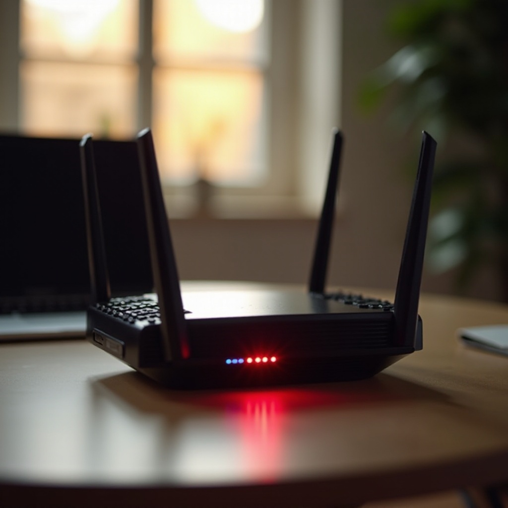 red light on starlink router