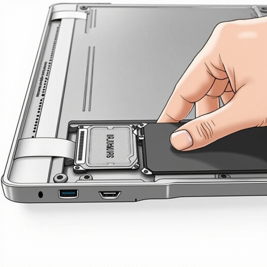 how to add a solid state drive to a laptop