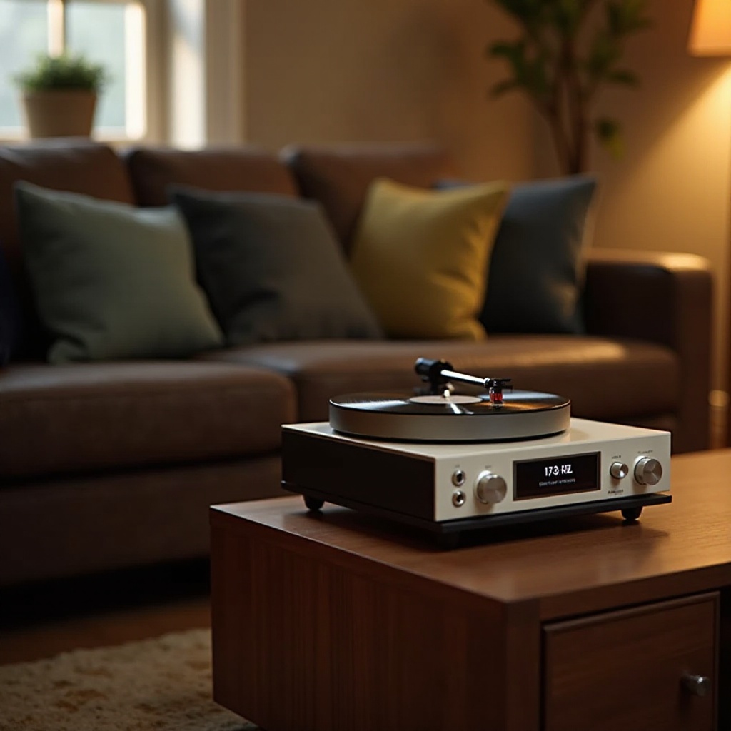 small amplifier for record player