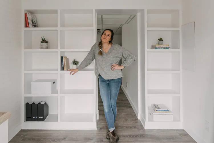 How to Build A Built in Bookshelf